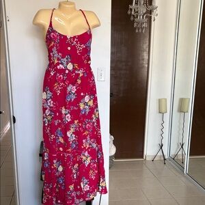 Torrid Pink Floral Maxi Dress
